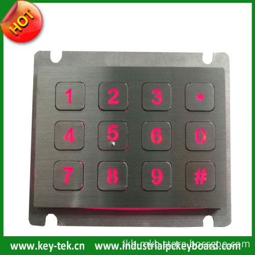 Vending Machine Colorful Keypad with Short Stroke with Backlight
